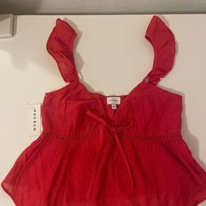 LA Hearts Red Women's Top